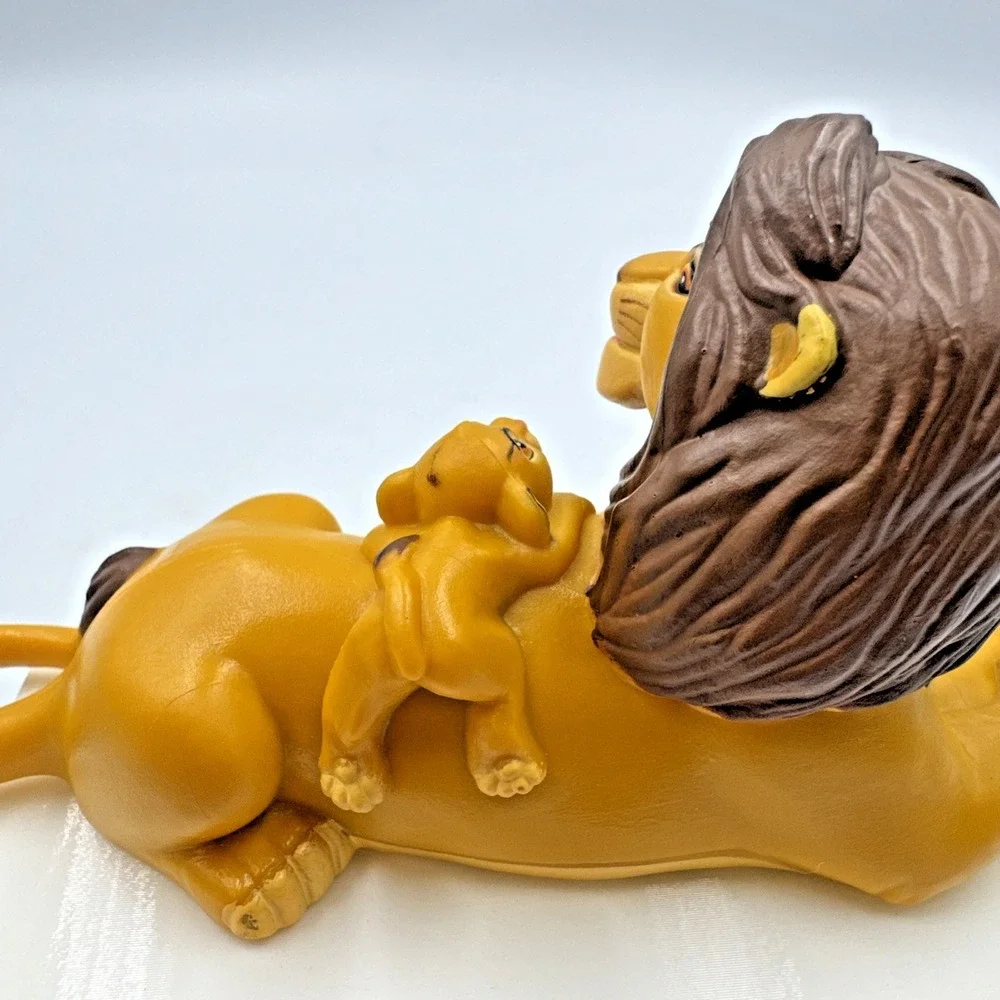 ✨ VTG‎ Disney The Lion King MUFASA & SIMBA PVC Father & Son